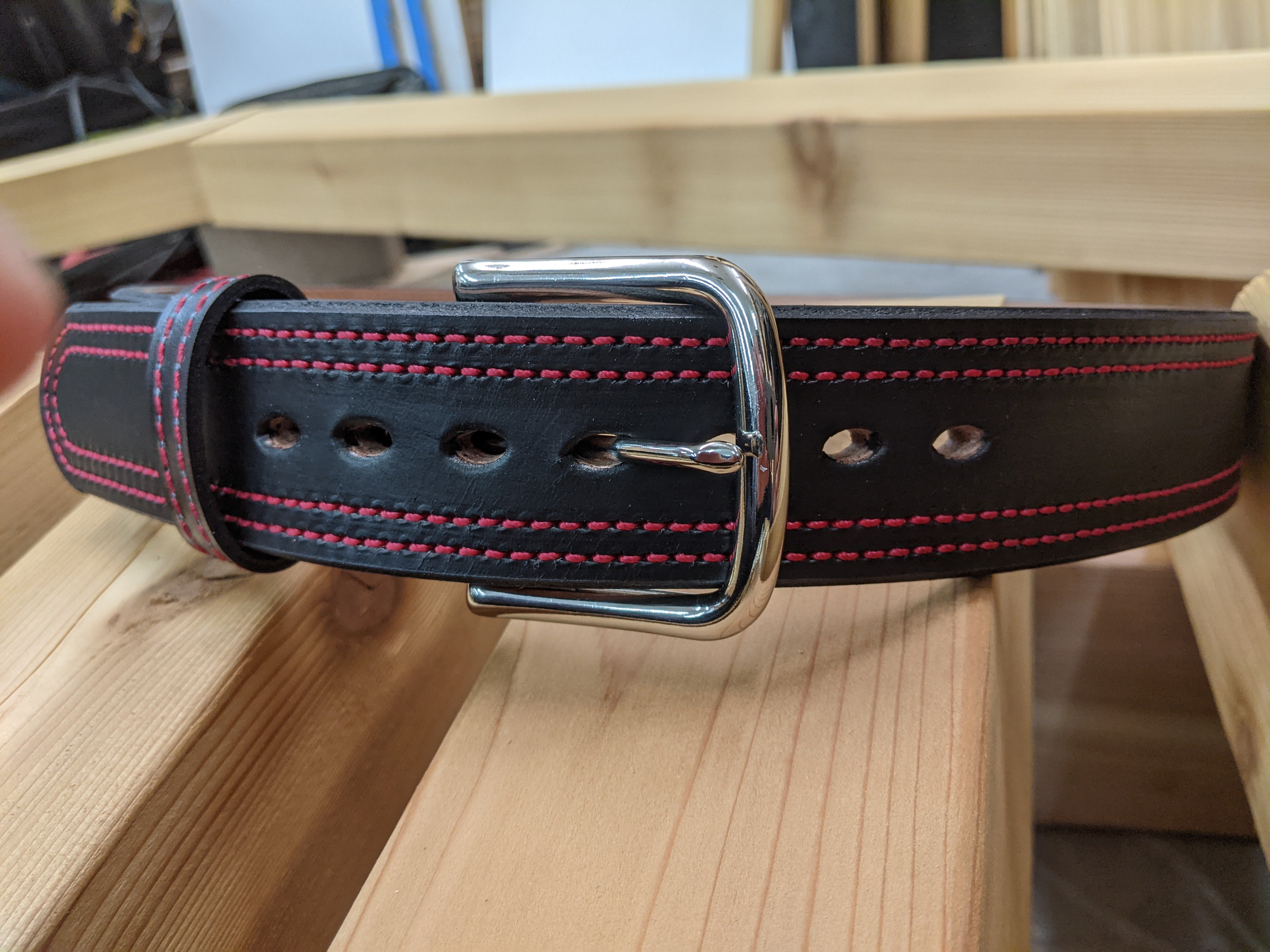 Black gun belt