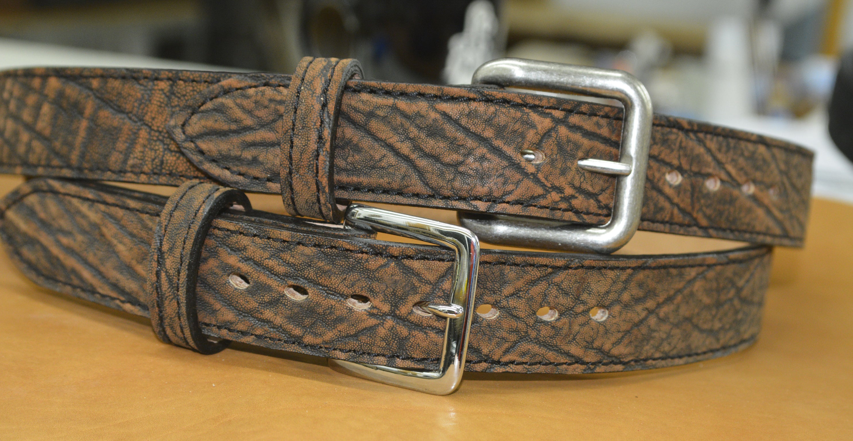 Elephant hide Belt - armourbelts.com