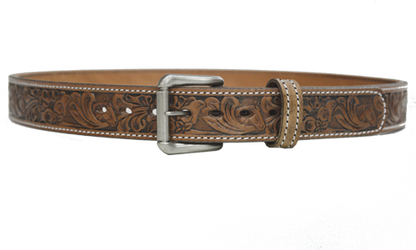 Embossed Horse and Floral Belt - armourbelts.com